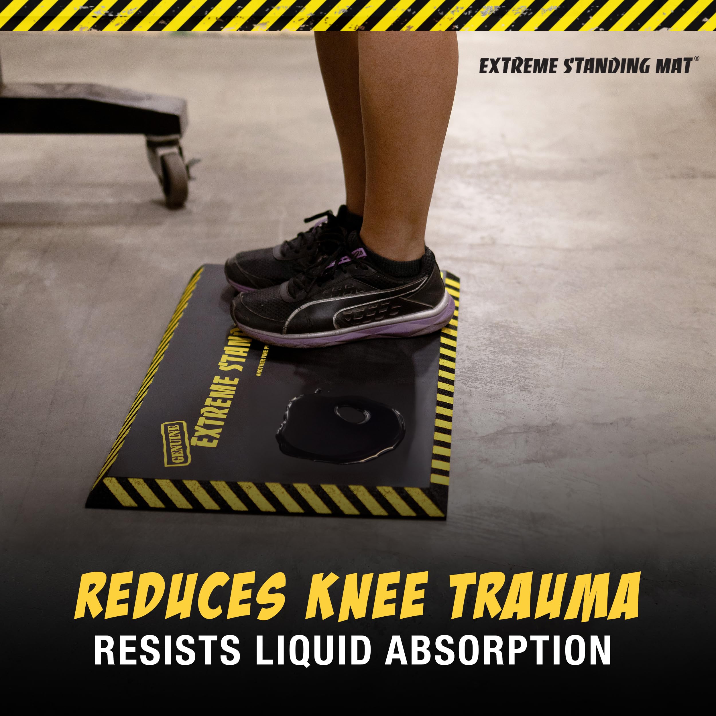 Standing Mat Industrial Anti-Fatigue for Work, 21" x 14" x 1" — Amazon image 5