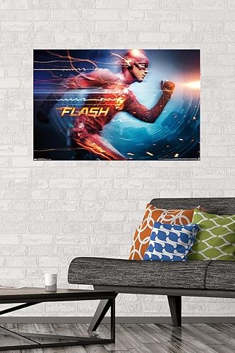 Miniatura 2 de Trends International DC Comics TV-The Flash-Speed Force - Póster de pared, 22.375 x 34 pulgadas, paquete de póster y montaje prémium