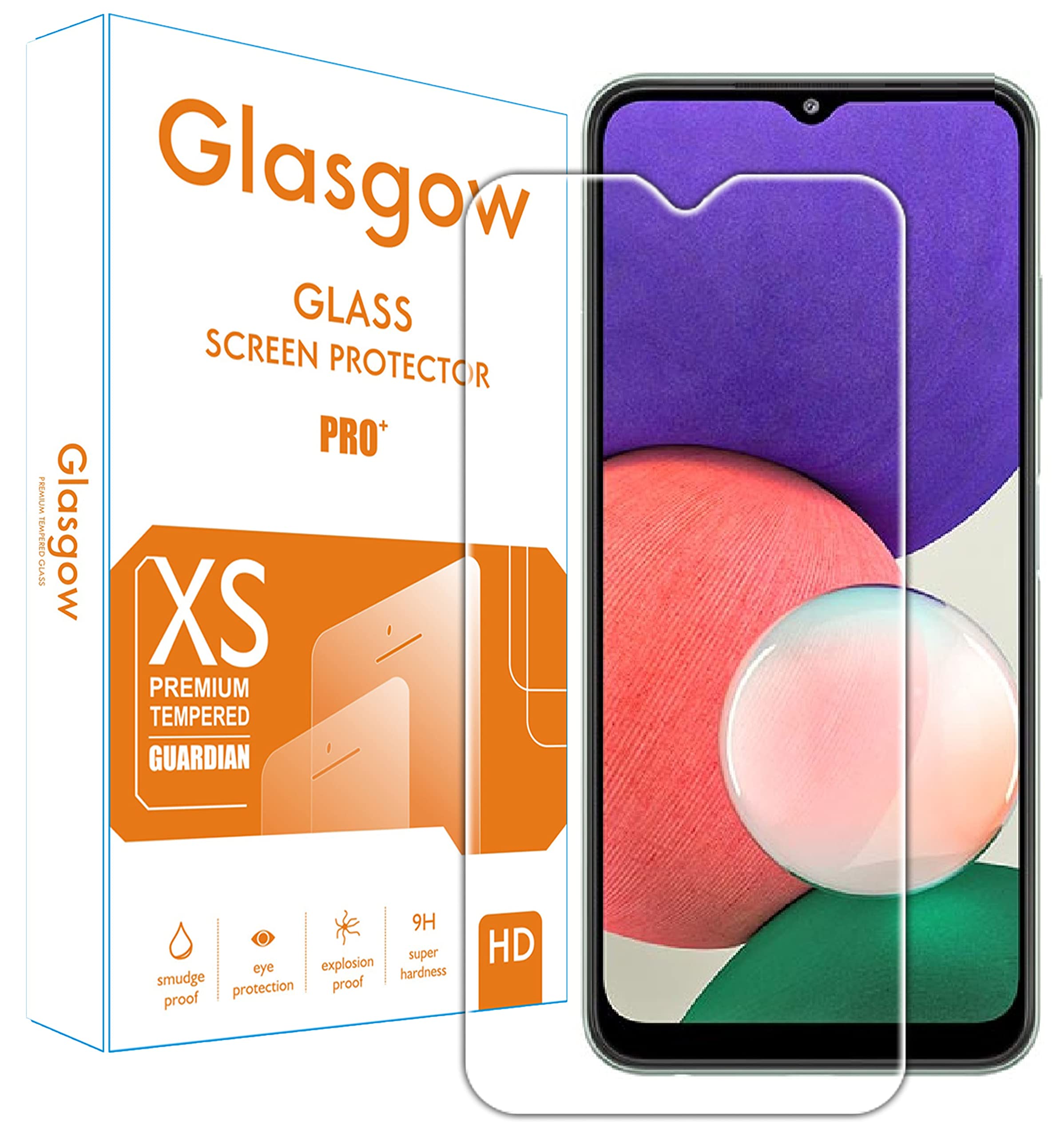 Glasgow Screen Protector for Samsung Galaxy A23 [Tempered Glass Guard] [Gorilla] Easy Installation [Anti FingerPrint] (B0B821ZNS3) Amazon Price History, Amazon Price Tracker