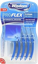 Wisdom Proflex Interdental Brushes, 0.60 mm, Blue,