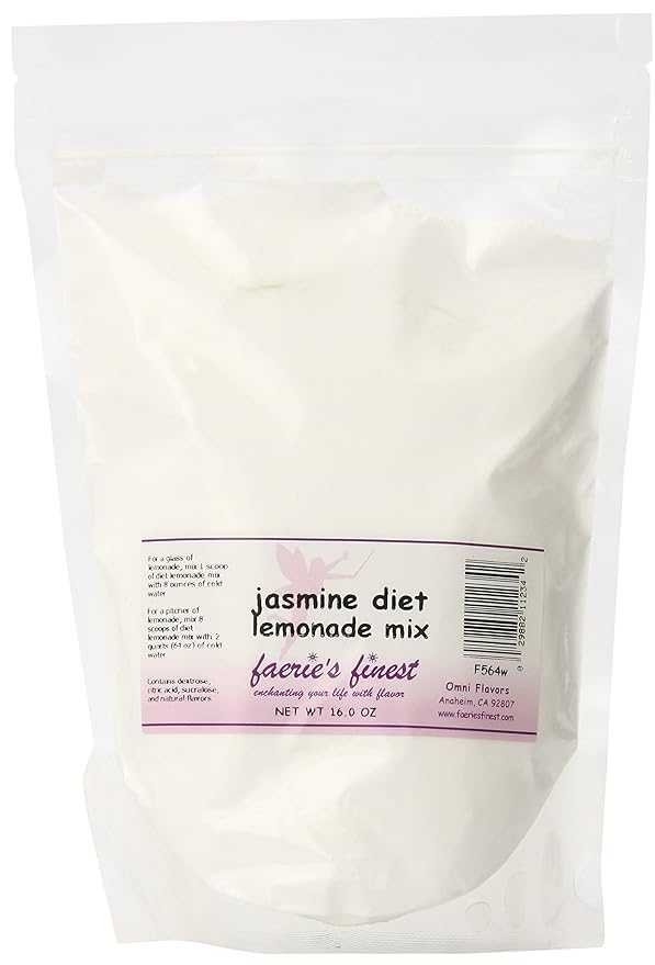 Faeries Finest Jasmine Diet Lemonade Mix, 16 Ounce