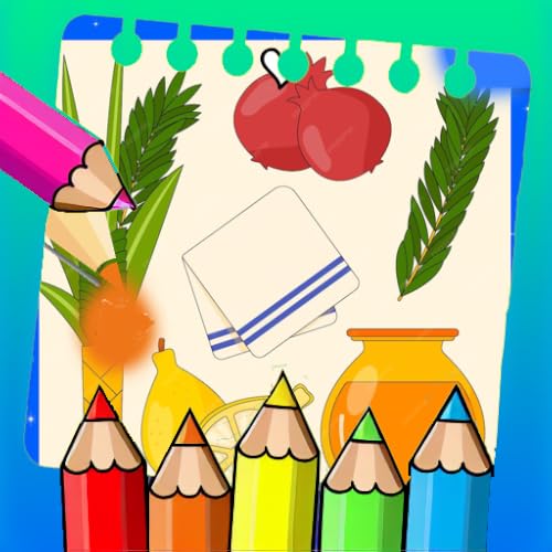 Lulav and Etrog Coloring Book: Sukkot Symbols & Jewish Joy