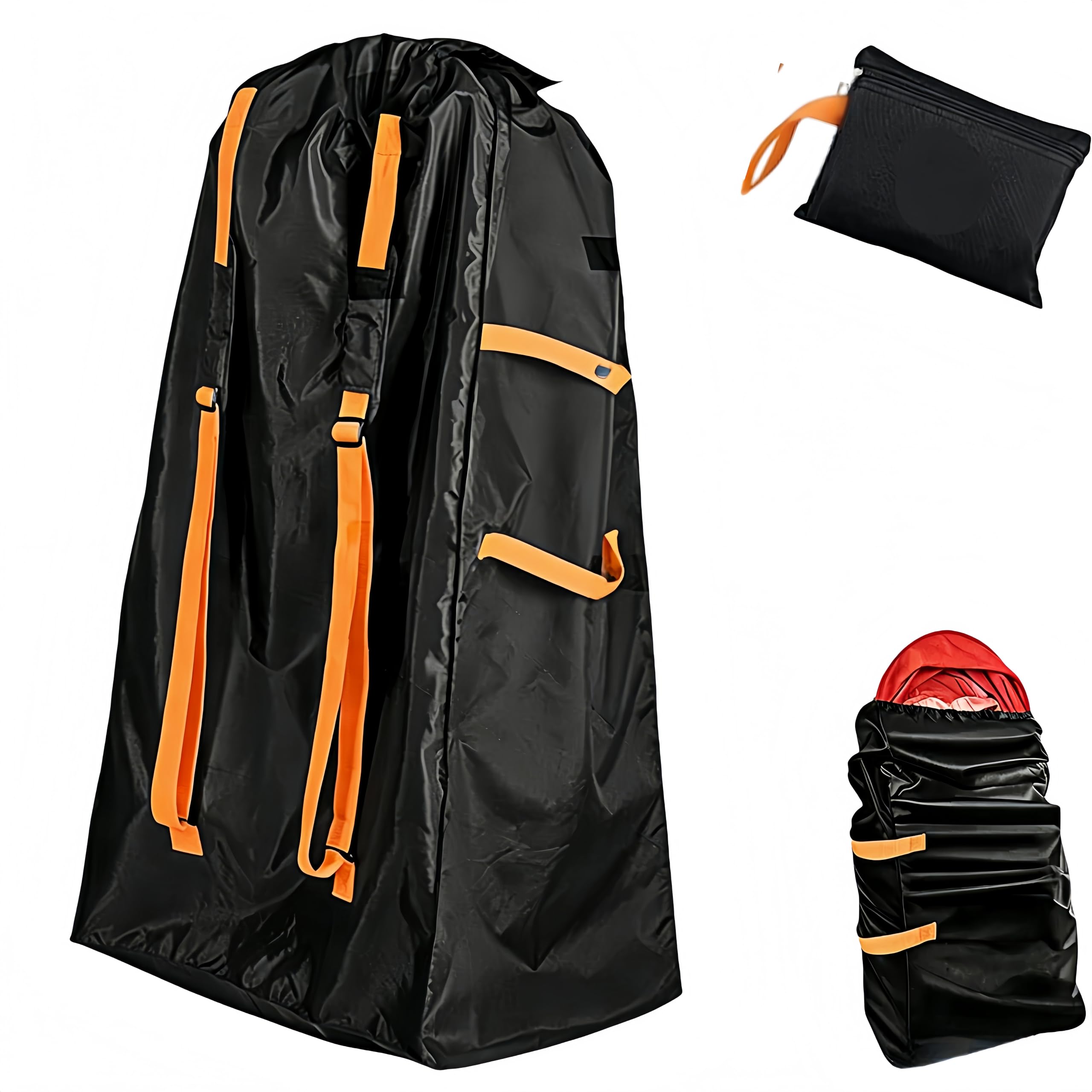 Torba transportowa do wózka dziecięcego, samolotu, 120 x 61 x 45 cm, wodoszczelna torba ochronna Oxford z wyściełanymi paskami, wielofunkcyjna na podróż samolotem i na co dzień