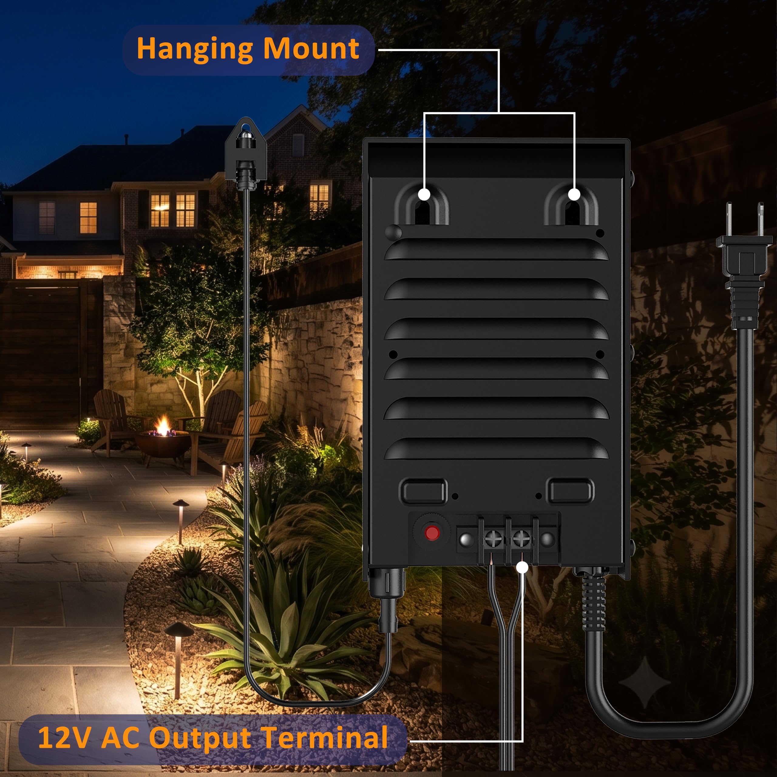 200W Low Voltage Transformer - 6 Modes -5 200W Low Voltage Transformer - 6 Modes -5