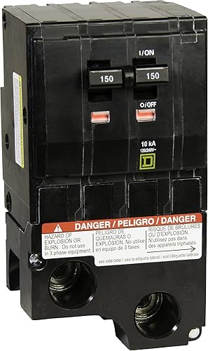 Square D - QO2150 Disyuntor de dos polos de 150 amperios disponible en Yaxa Peru