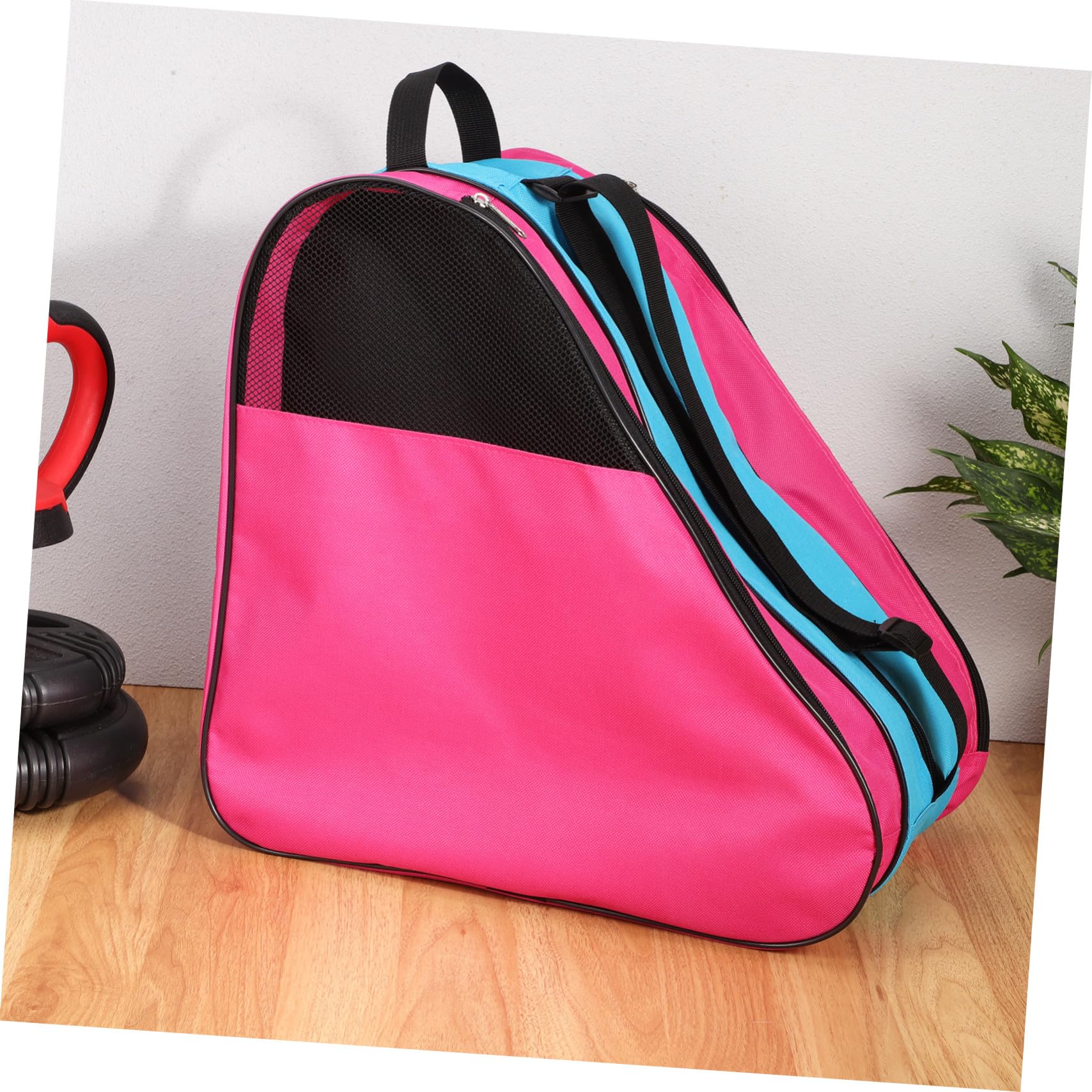 TOYANDONA Rollschuhtasche für Junge Mädchen Eislaufrucksack aus Dreieckstasche zum Transport von Rollschuhen und Schutzausrüstung Robust und Langlebig