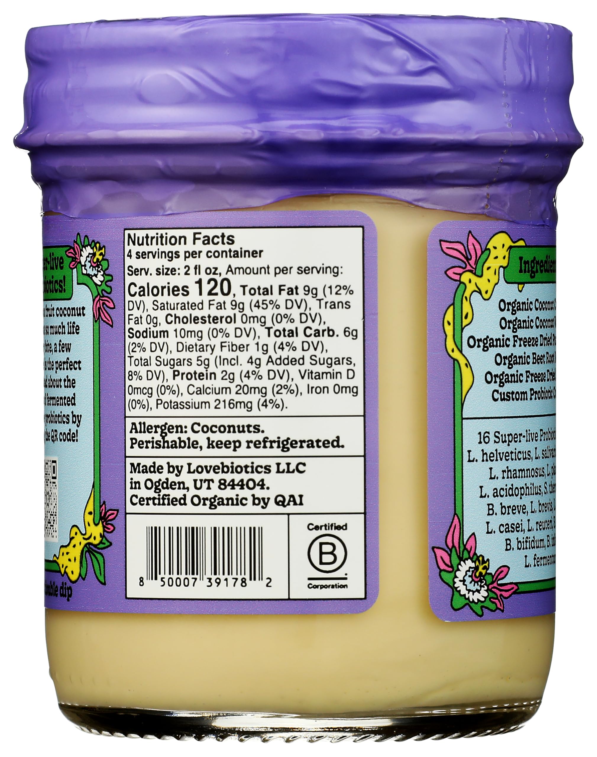 The Coconut Cult Organic Wild Passionfruit Coconut Yogurt, 8 Ounce