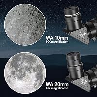 SOLOMARK 80mm refraktor teleszkóp 900mm fókusztávolság hordtáskával - 80900 Black 4