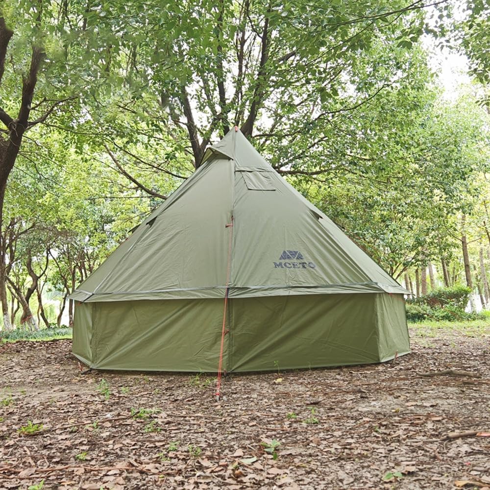 Amazon | ベルテント ワンポール 320cm 2-4人用 薪ストーブ 煙突 防火