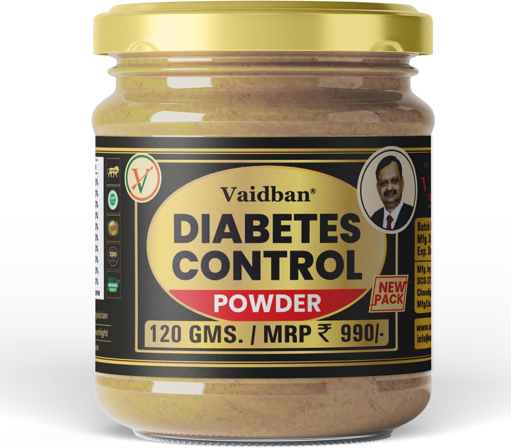 Blood Sugar Support Powder (120g) - Ayurvedic Blood Sugar Support with Methi, Jamun & Karela | Natural Glucose Management & Energy Booster | 100% Herbal Formula for Daily Wellness