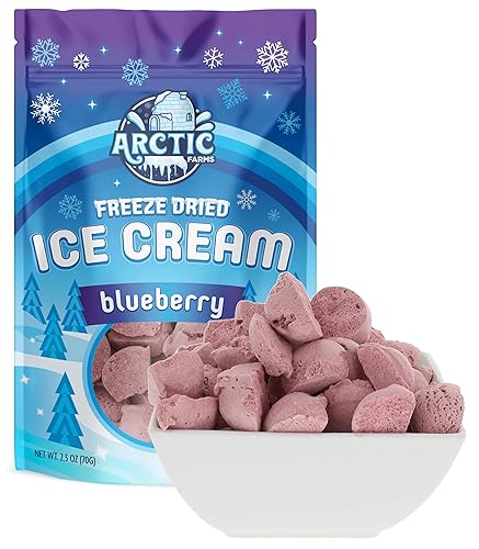 Miniatura 401 de Arctic Farms Brocas de helado liofilizadas empaquetadas y en caja, no se derrite (mezcla napolitana, 2.5 onzas)