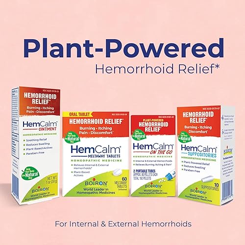 Miniatura 4 de Boiron HemCalm Ungüento para aliviar las hemorroides del dolor picazón hinchazón o molestias 1 onza