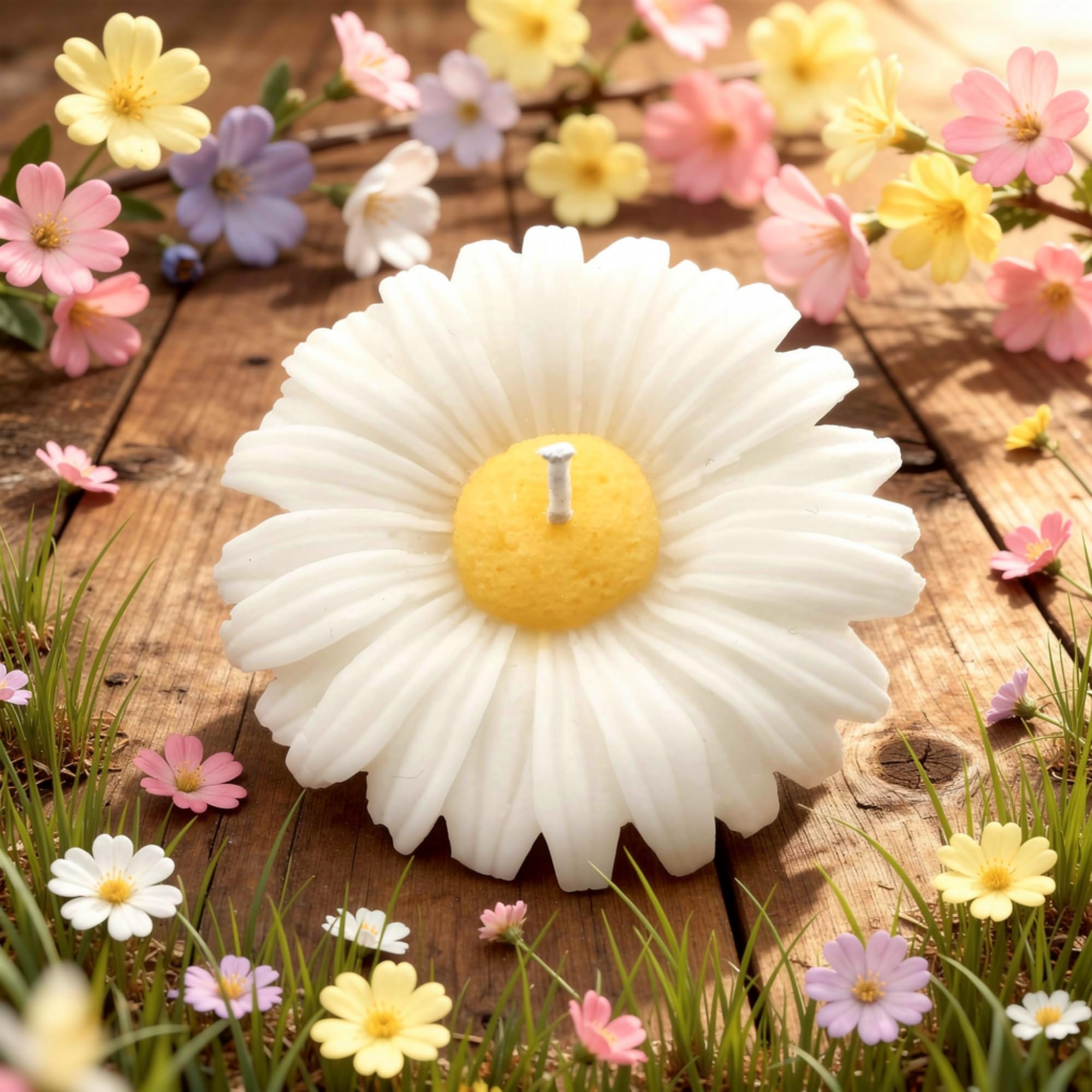detalles boda para invitados, juego de margaritas velas personalizadas regalos originales para invitados de bodas, recuerdos comunion bautizo de boda (juego de 30)