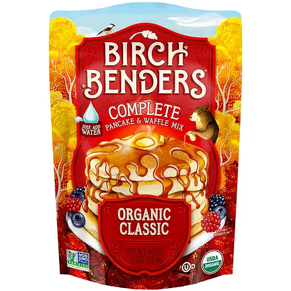 Birch Benders Organic Classic Pancake & Waffle Mix, 40 oz Bag 1