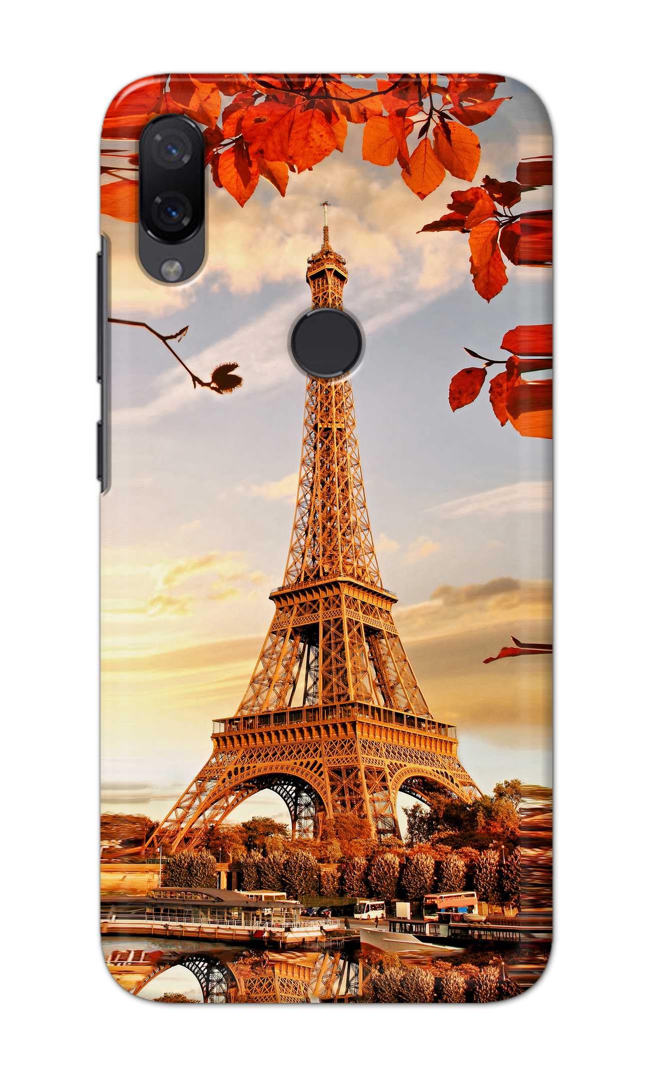 PRINTFIDAA® Printed Hard Back Cover for Mi Play Back Cover (Eiffel