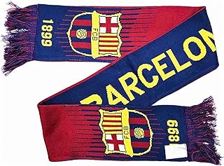 Icon Sports Officially Licensed FC Barcelona Soccer Scarf - Unisex Adult