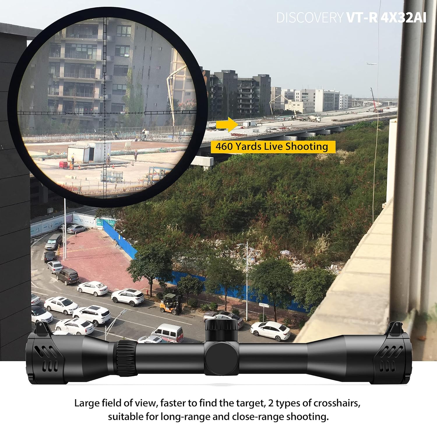 Rifle 3 12x42 scopes Rings，air Discovery Image