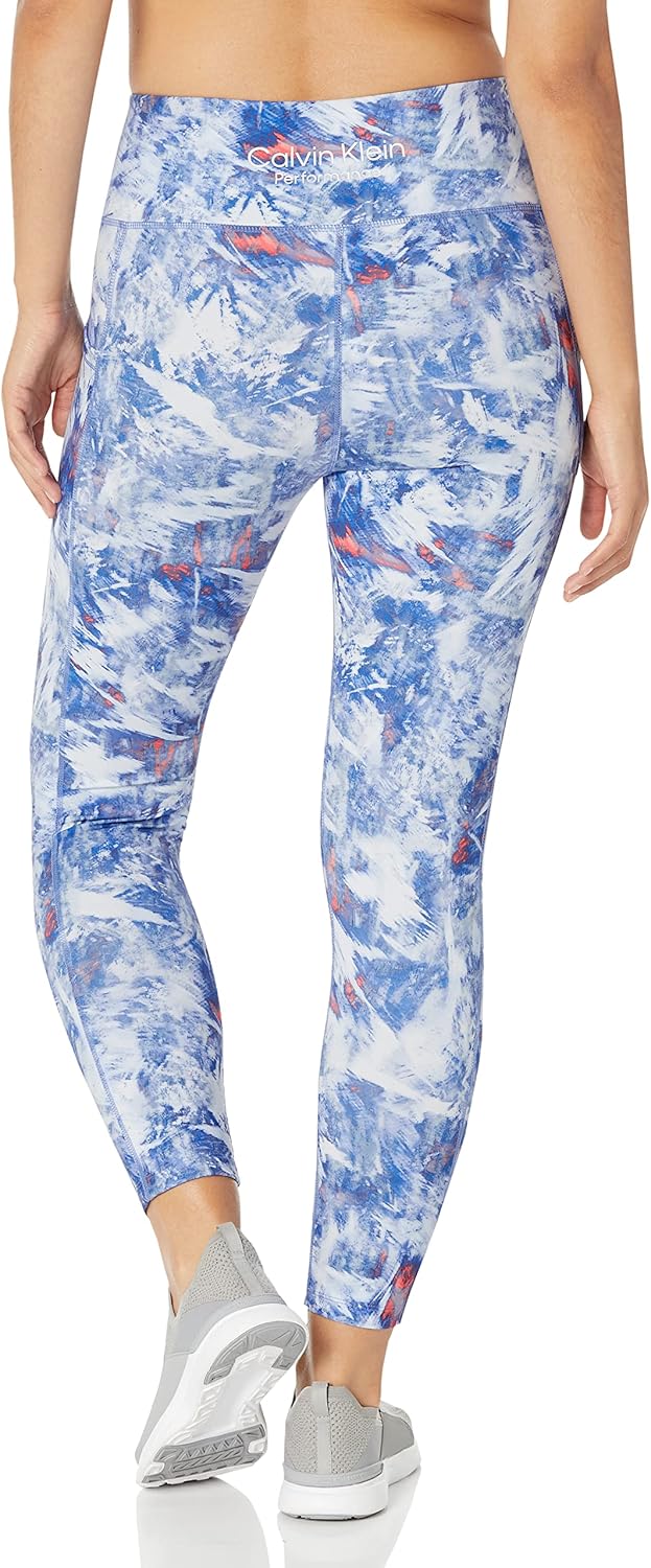 Calvin Klein Performance Womens Printed High Waist 7/8 Length Tight - Image 2