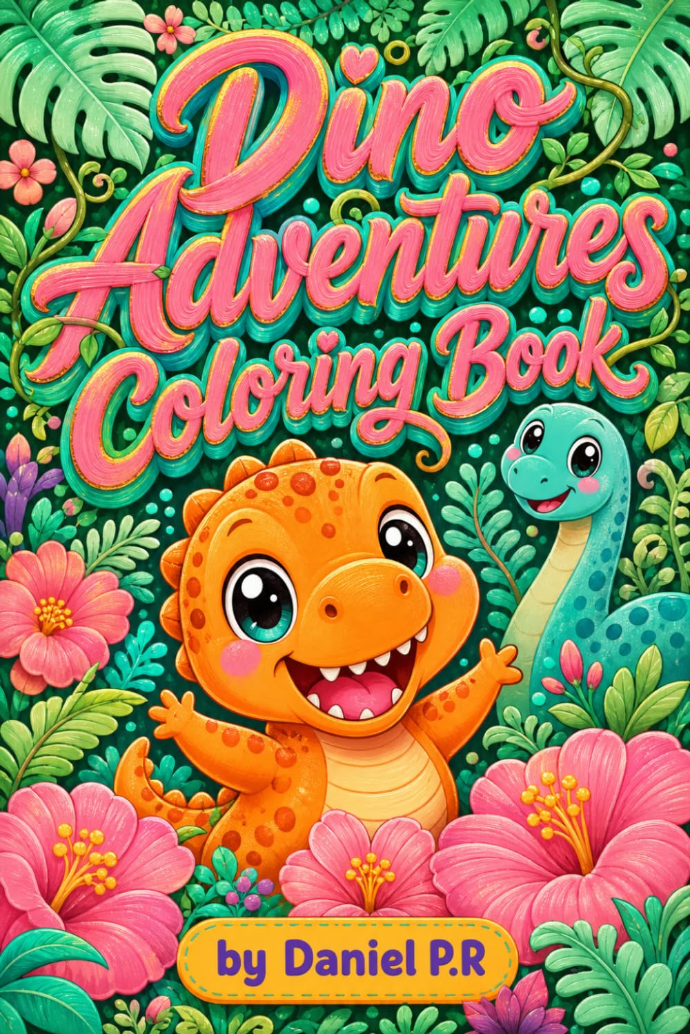 Dino Adventures Coloring Book