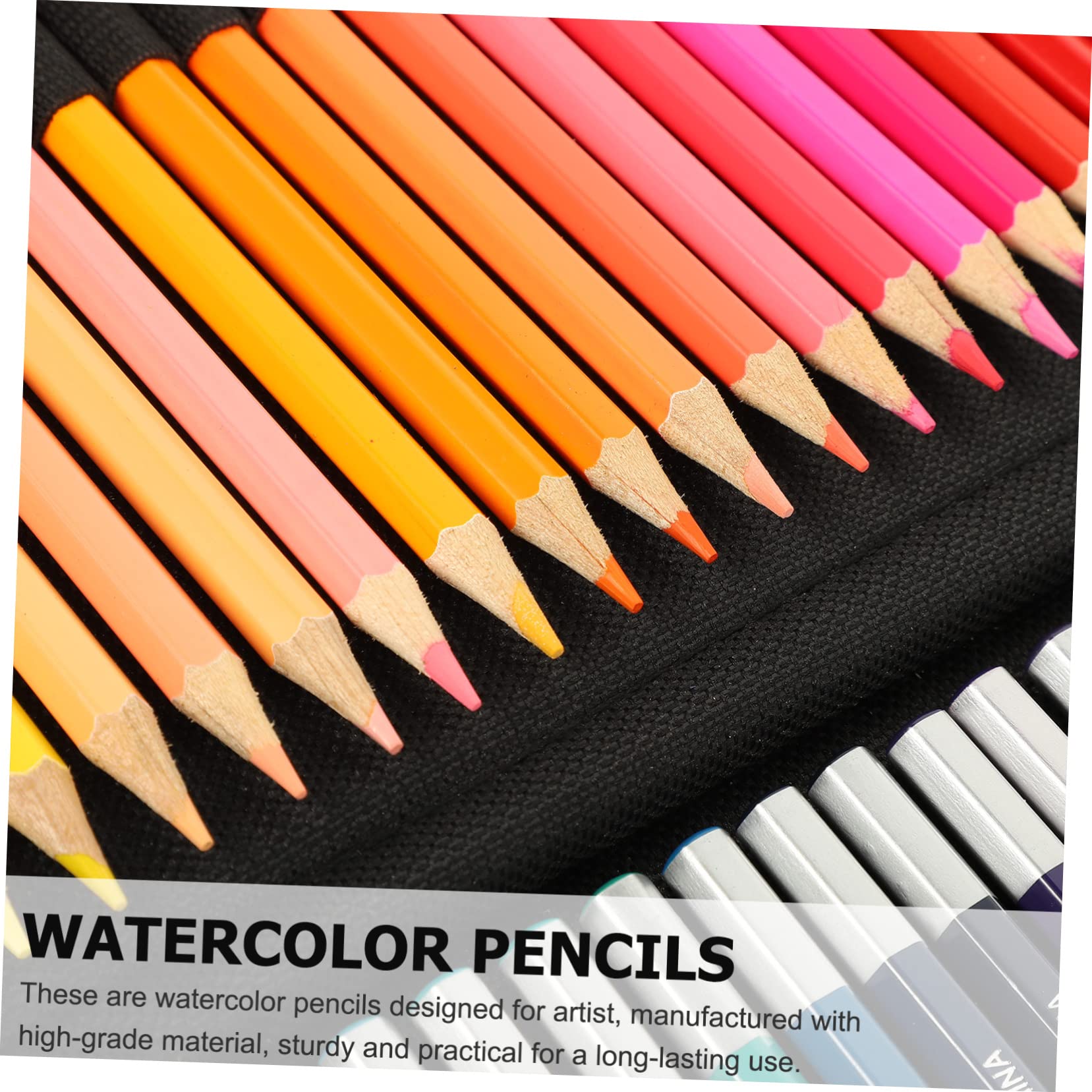 Crayons Aquarelle Professionnels pour Garçon et Filles, 1 Set de Crayons de Couleur en Bois, pour Dessin et Peinture, Matériel de Dessin