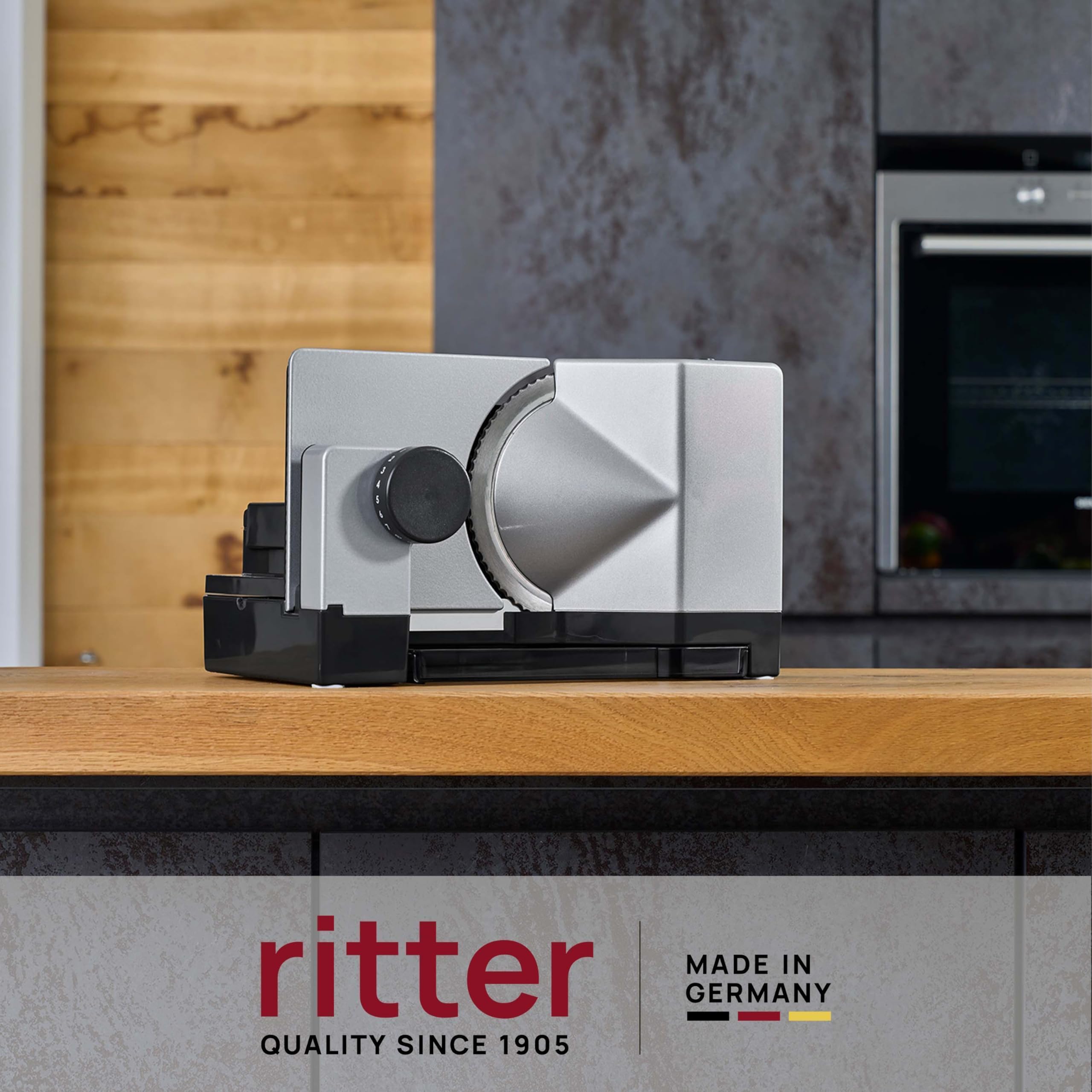 Ritter E 18 Elektrischer Allesschneider Brotschneidemaschine für Linkshänder Made in Germany