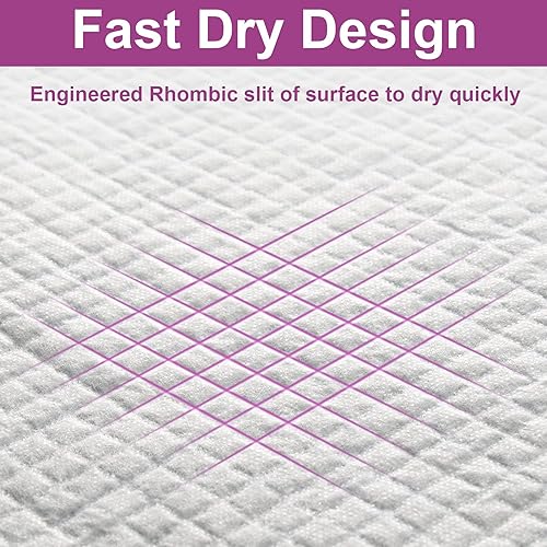 Miniatura 4 de IMMCUTE Almohadillas para orinar para perro extra grandes de 28 x 34 pulgadas almohadillas para orina para cachorros de entrenamiento XL súper