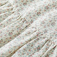 Vista 7 de pureborn Vestido de algodón de manga corta y larga para bebé niña pequeña 0-6T