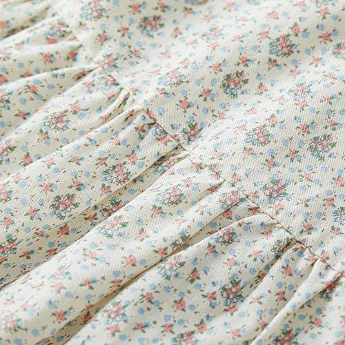 Miniatura 7 de pureborn Vestido de algodón de manga corta y larga para bebé niña pequeña 0-6T