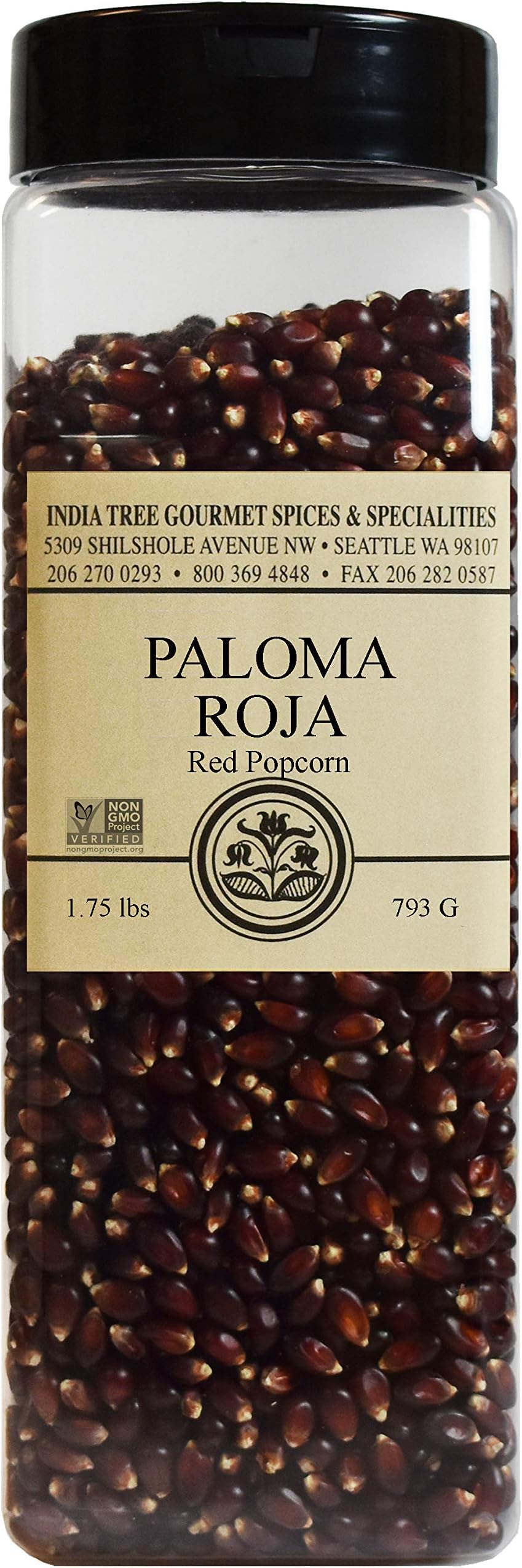 India Tree Paloma Roja Popcorn, Pantry Pak, 1.75 Lb