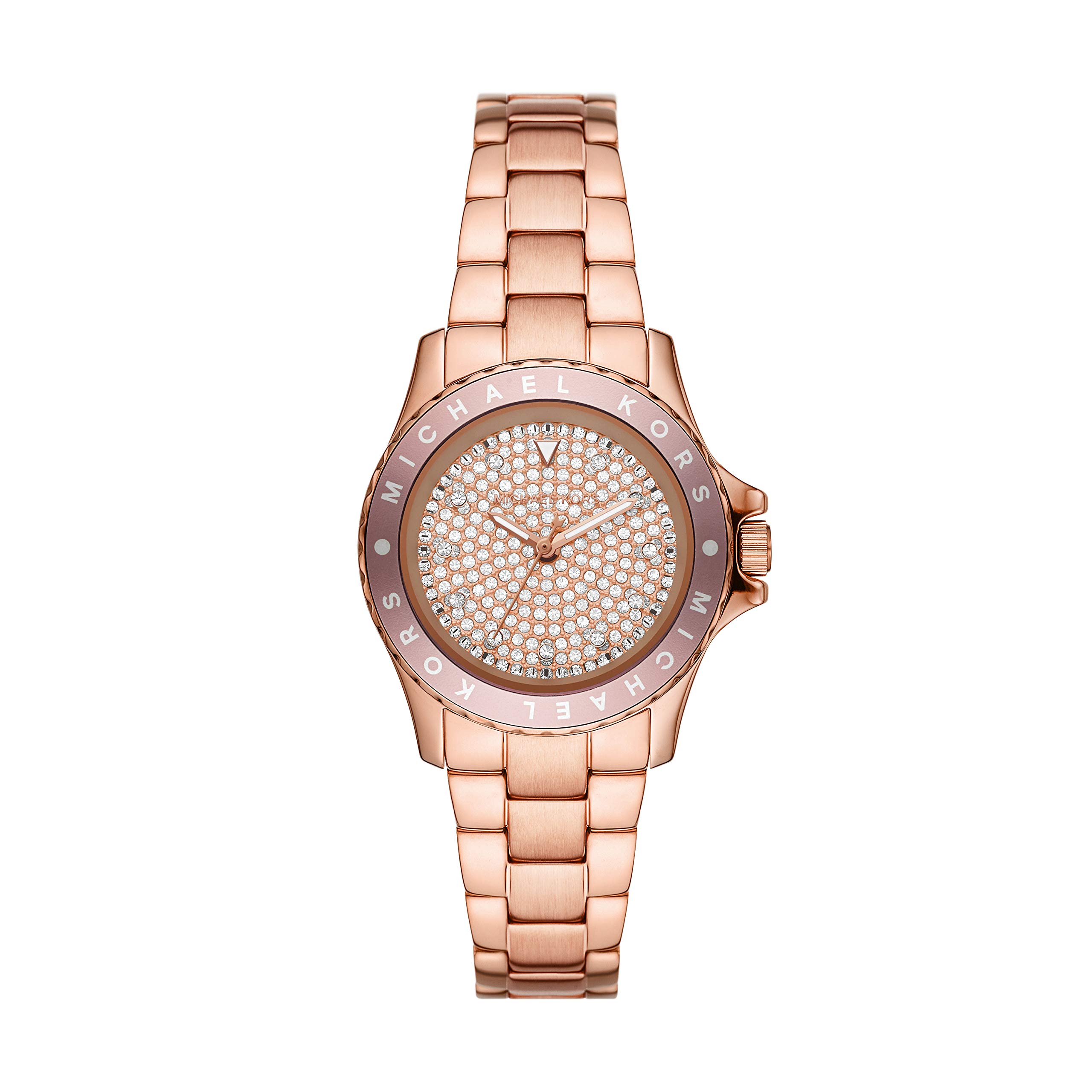 Michael Kors Reloj de cuarzo KENLY para mujer con correa de acero inoxidable