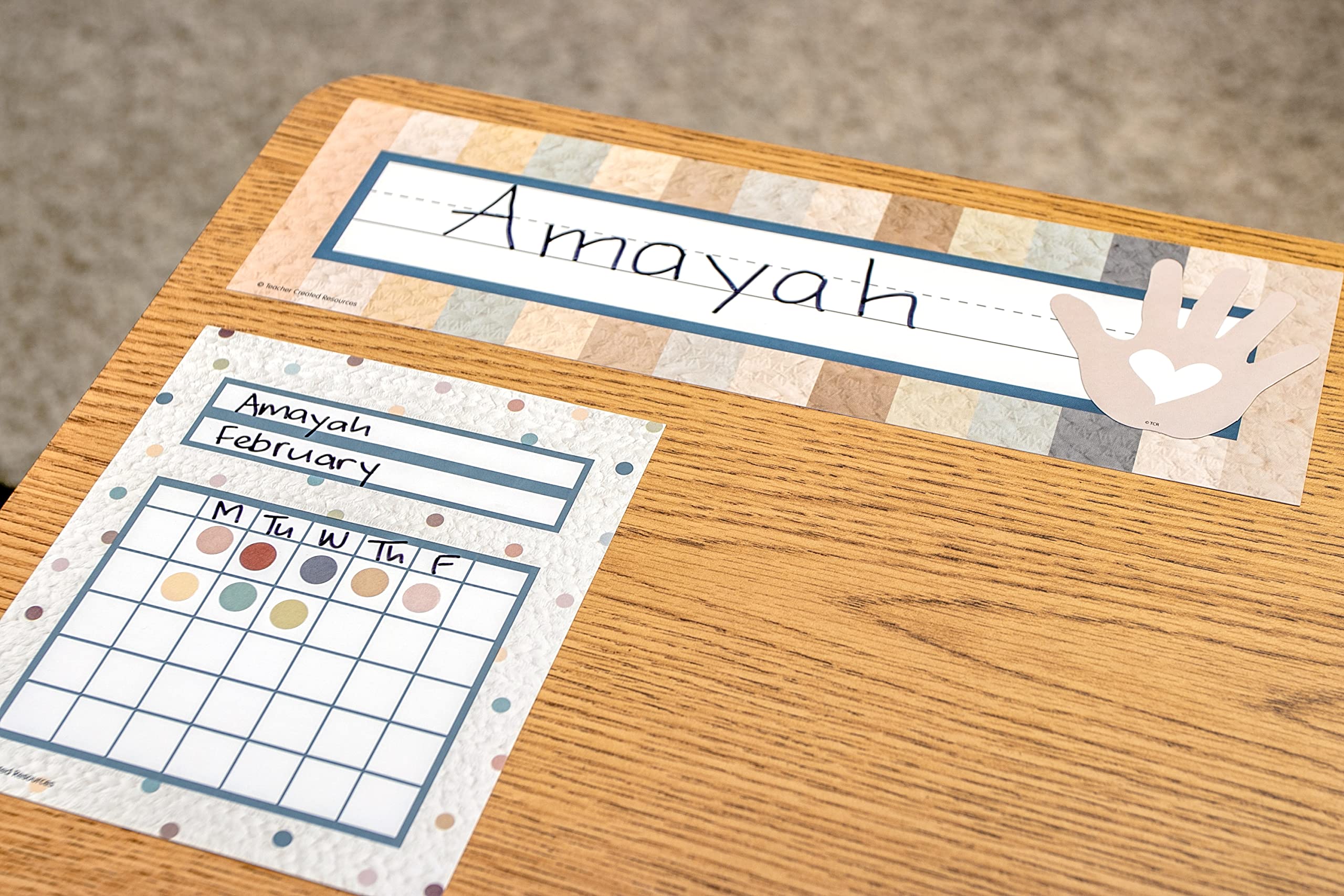 Teacher Created Resources Everyone is Welcome Flat Name Plates (TCR7137), Large - Image 4