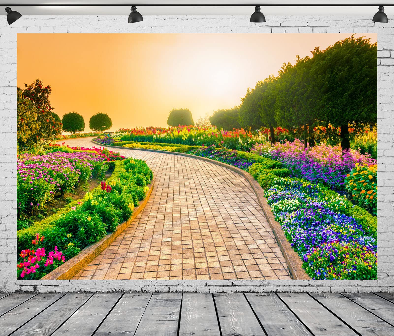 Toile De Fond Village Côtier 180x109 Cm - Décoration Murale Extérieure - Fêtes, Photos, été