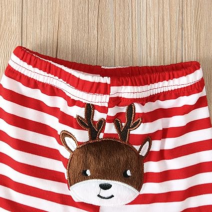 Pyjama Bébé "Mon 1er Noël" - Tenue De Noël Chaleureuse Pour Bébé Fille Ou Garçon 0-18 Mois