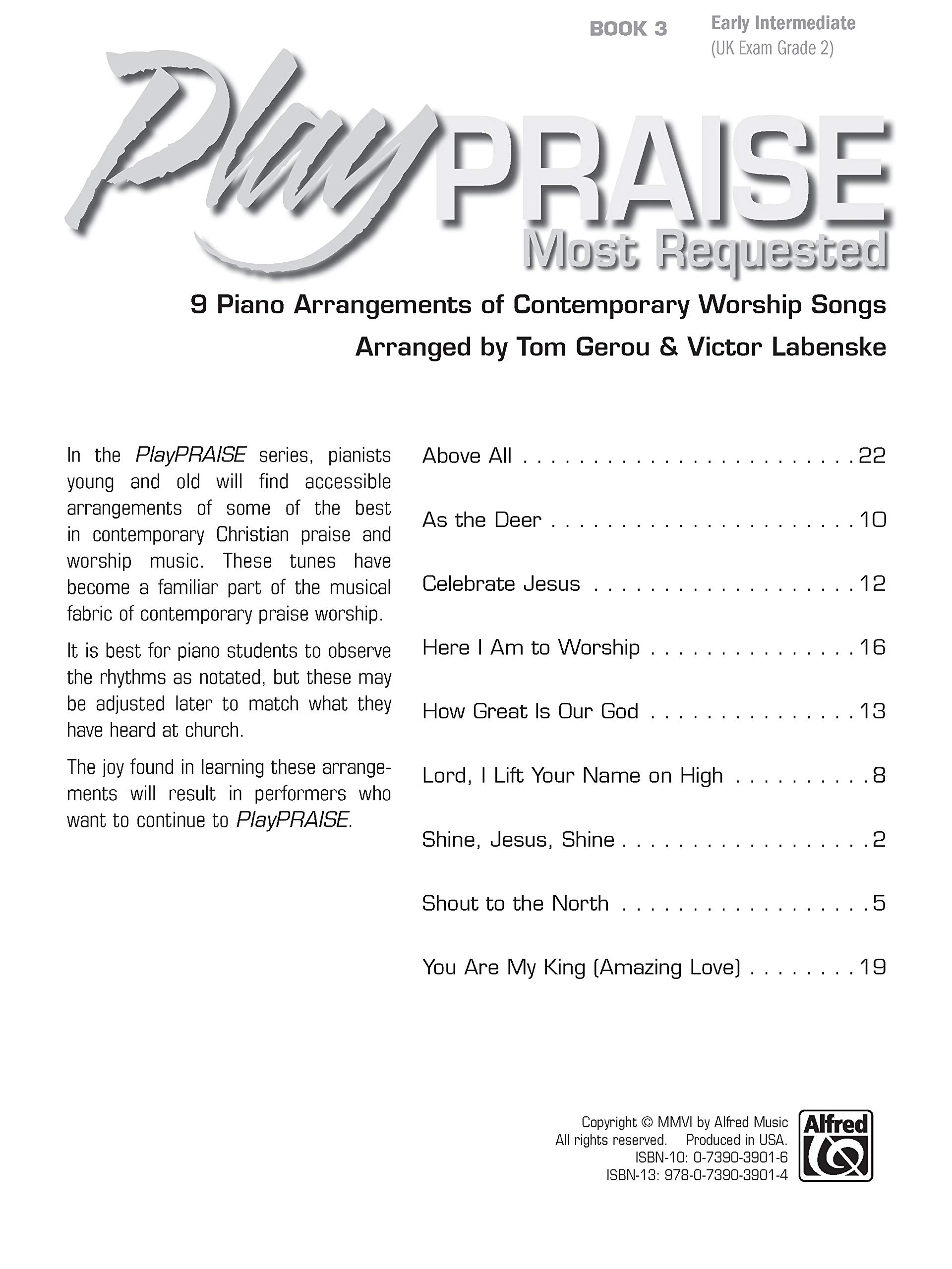 Play praise - most requested book 3 piano