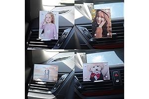 Car Dashboard Vent Photo Holder - Snap-On Picture Display