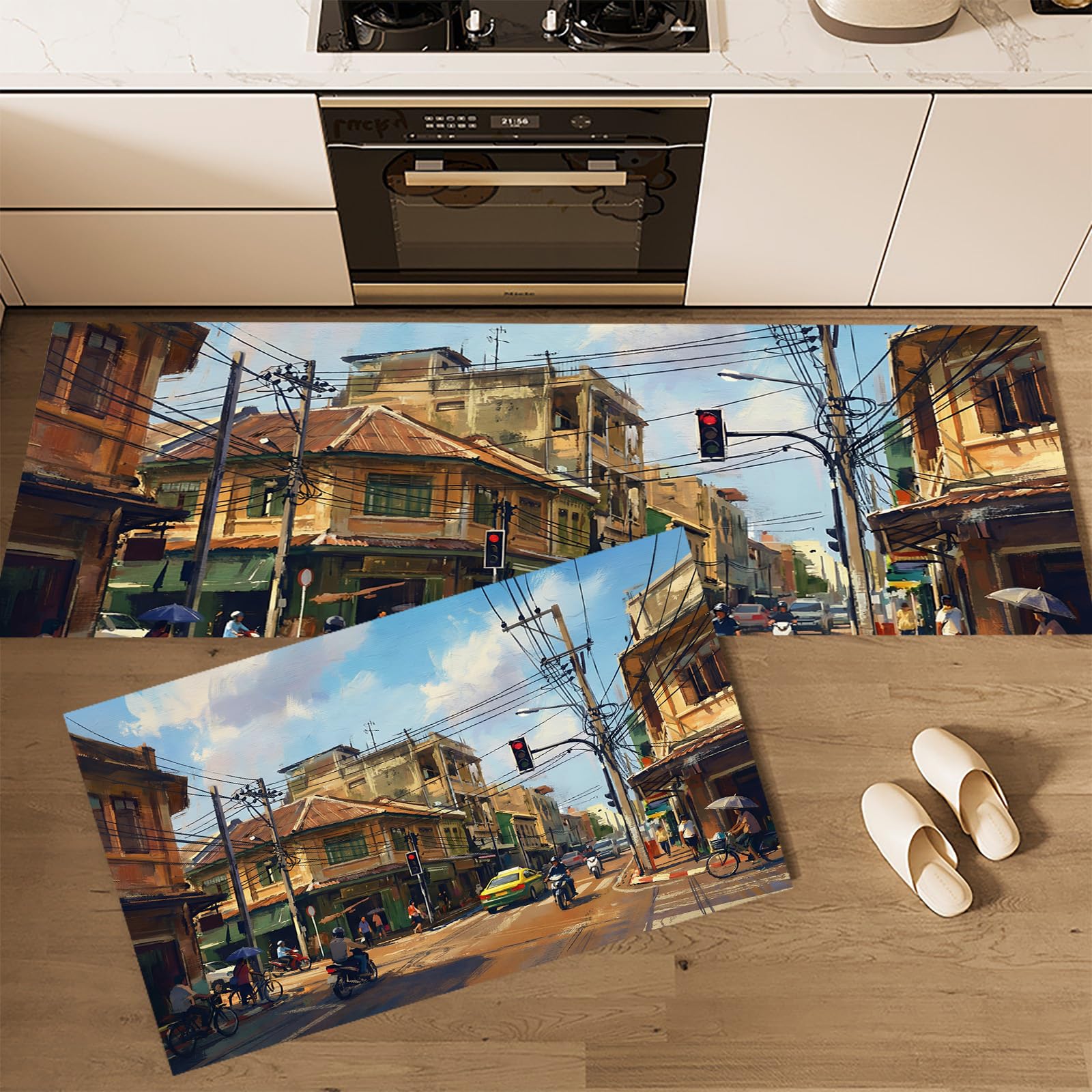 Tapis de cuisine pour soulager le dos et sécuriser les sols lot