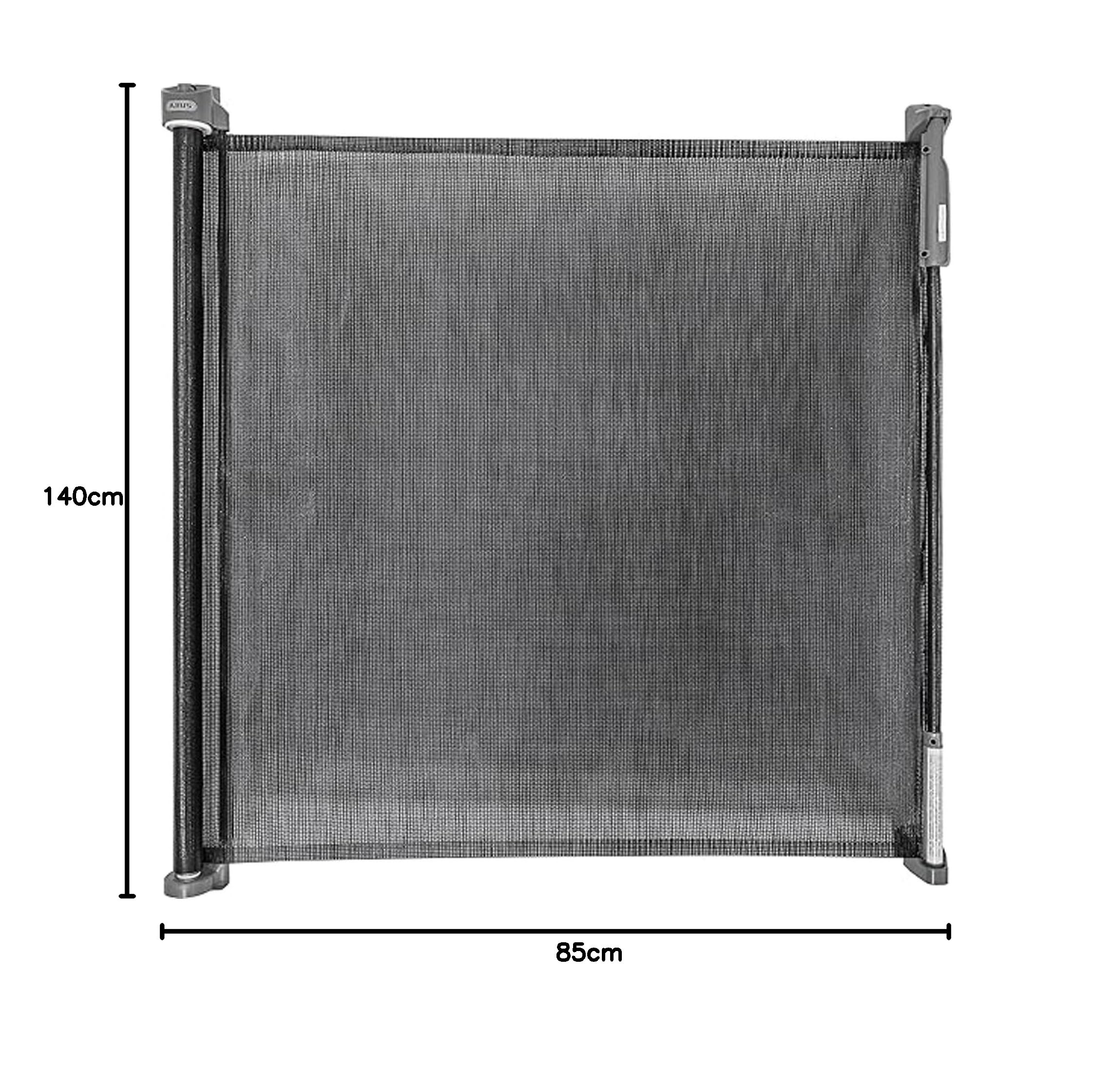 ABUS JC9514 Ben Store de Protection d'escalier, Extensible, jusqu'à 140 cm, pour bébés, Tout-Petits, Animaux domestiques