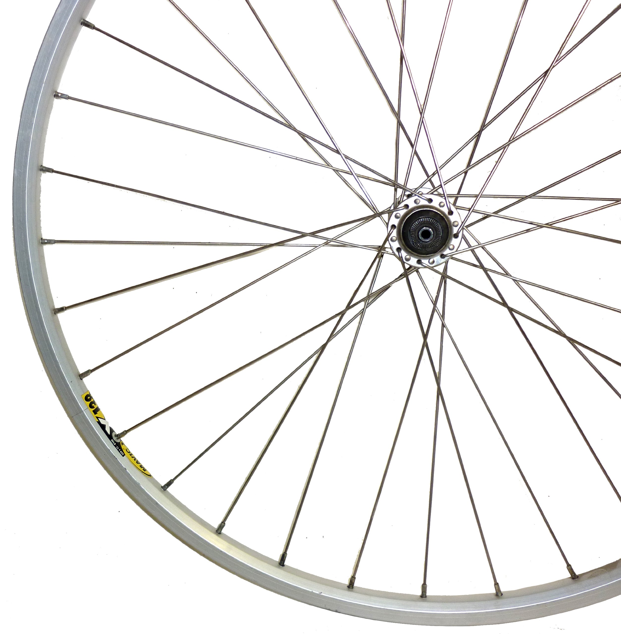 26" przednie Q/R Mavic X138 srebrne koło rowerowe z piastą STX Rc