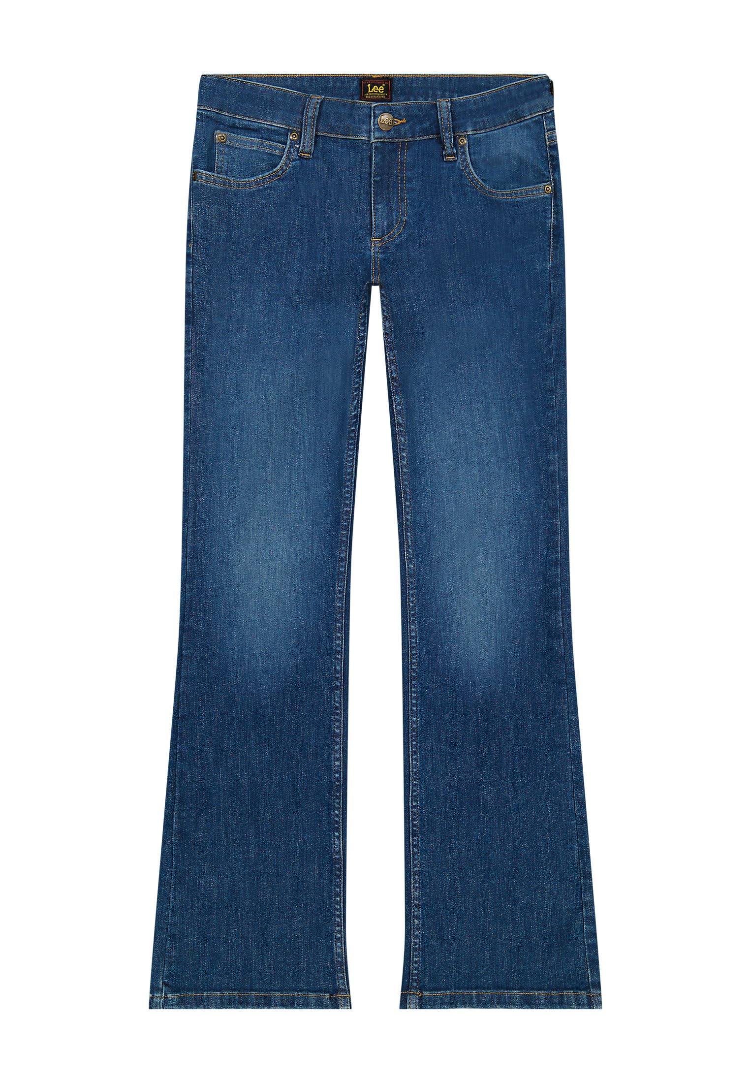 Lee Women's Jessica Low Rise Bootcut Fit Bootcut Leg Jeans, Take Your Time, 27W x 33L