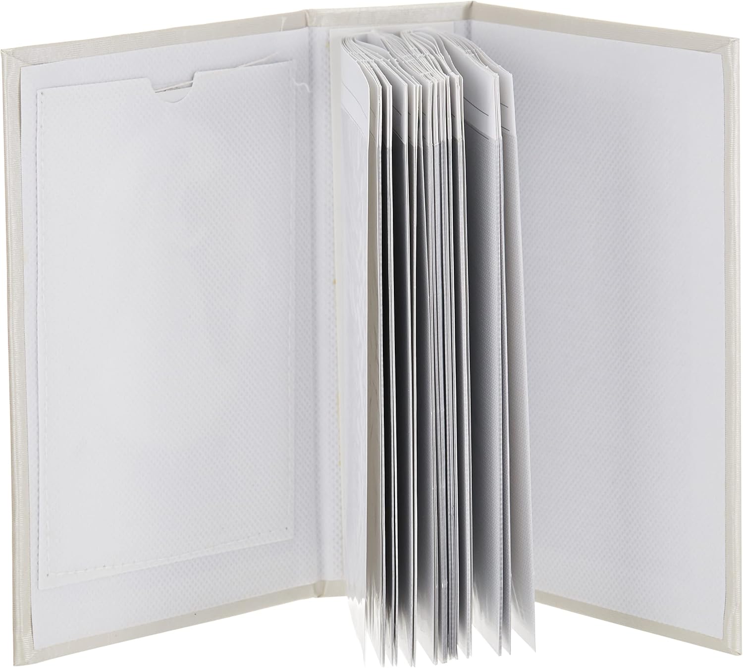 Pioneer Photo Albums 100-Pocket Moire Cover Album with Silvertone Oval Frame and Wedding Album Text for 4 by 6-Inch Prints, Ivory - Image 5