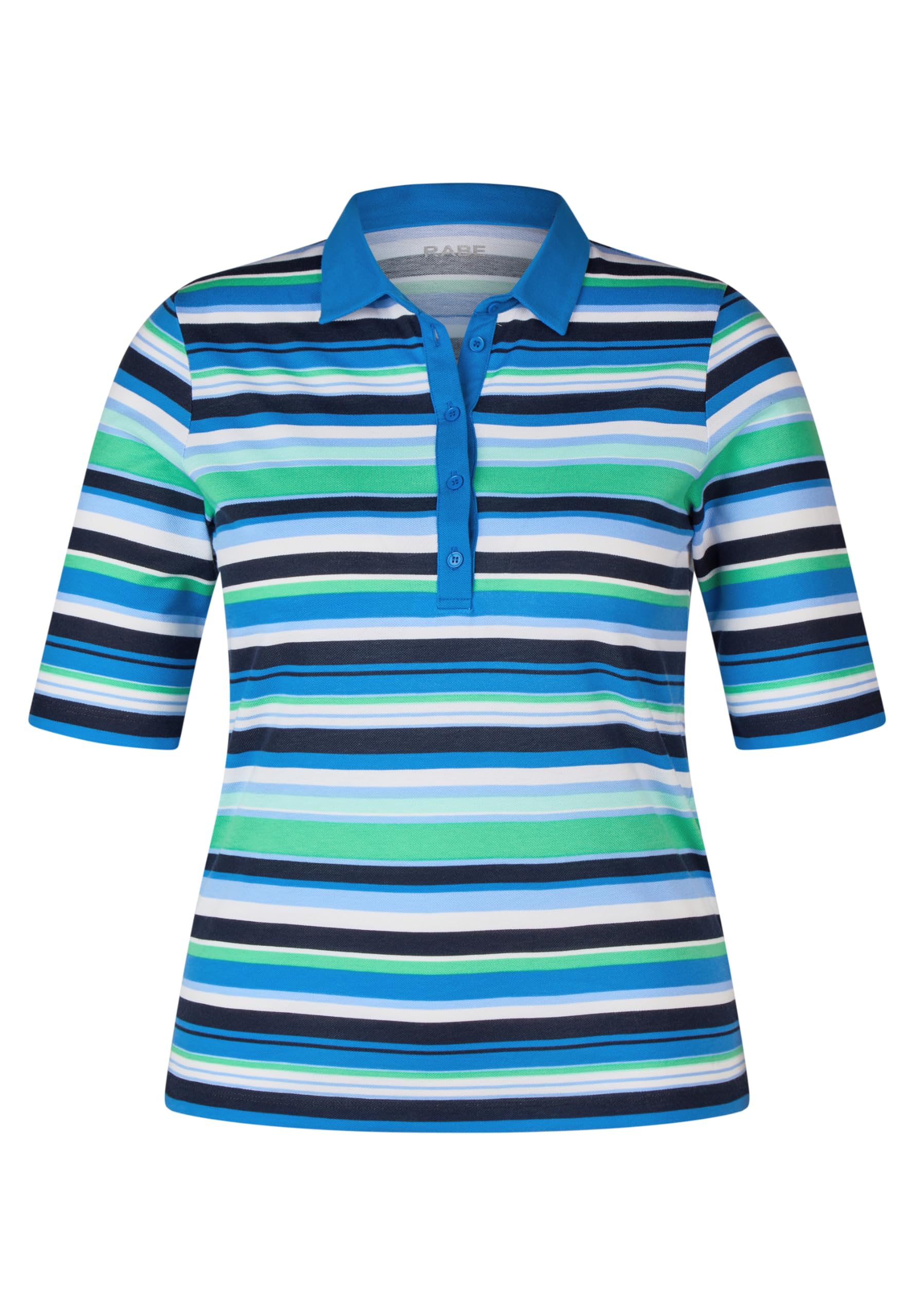 Rabe T-Shirt Gestreift - Polokragen, Kurzarm