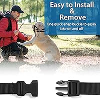 Vista 7 de BARKLESS Collar suave para cabeza de perro, herramienta de entrenamiento sin tirones para perros pequeños en paseos, suave halter para tiradores