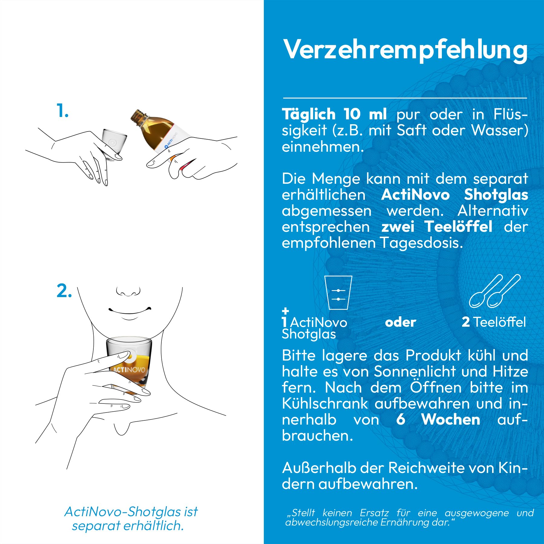 Liposomales Glutathion | Hochdosiert & laborgeprüft | Made in Germany | 25 Tagesdosen à 400 mg Glutathion | 250 ml | Vegan & Glutenfrei