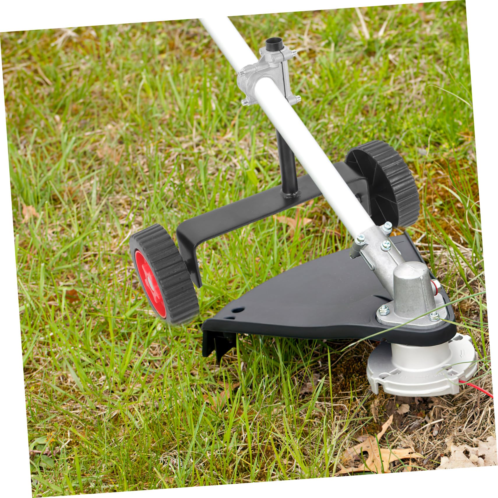 Rueda de Soporte para Cortacésped Rueda de Repuesto con Caucho y Acero Inoxidable Resistente para Carretilla y Generador Instalación Rápida y Silenciosa para Máquina Cortar Césped