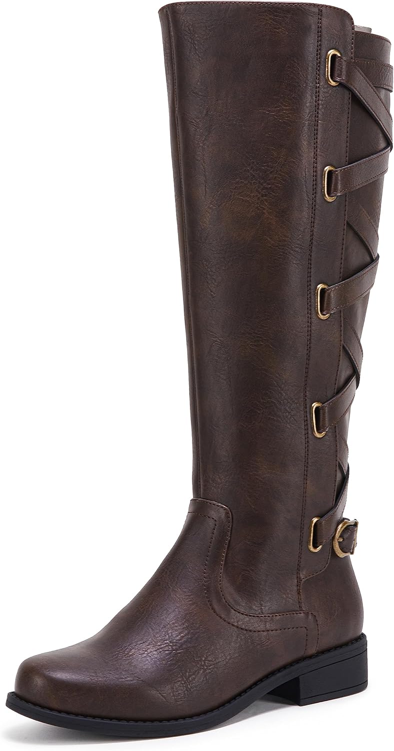 Step Up Your Style: Coutgo Women's Lace-Up Knee High Boots Review