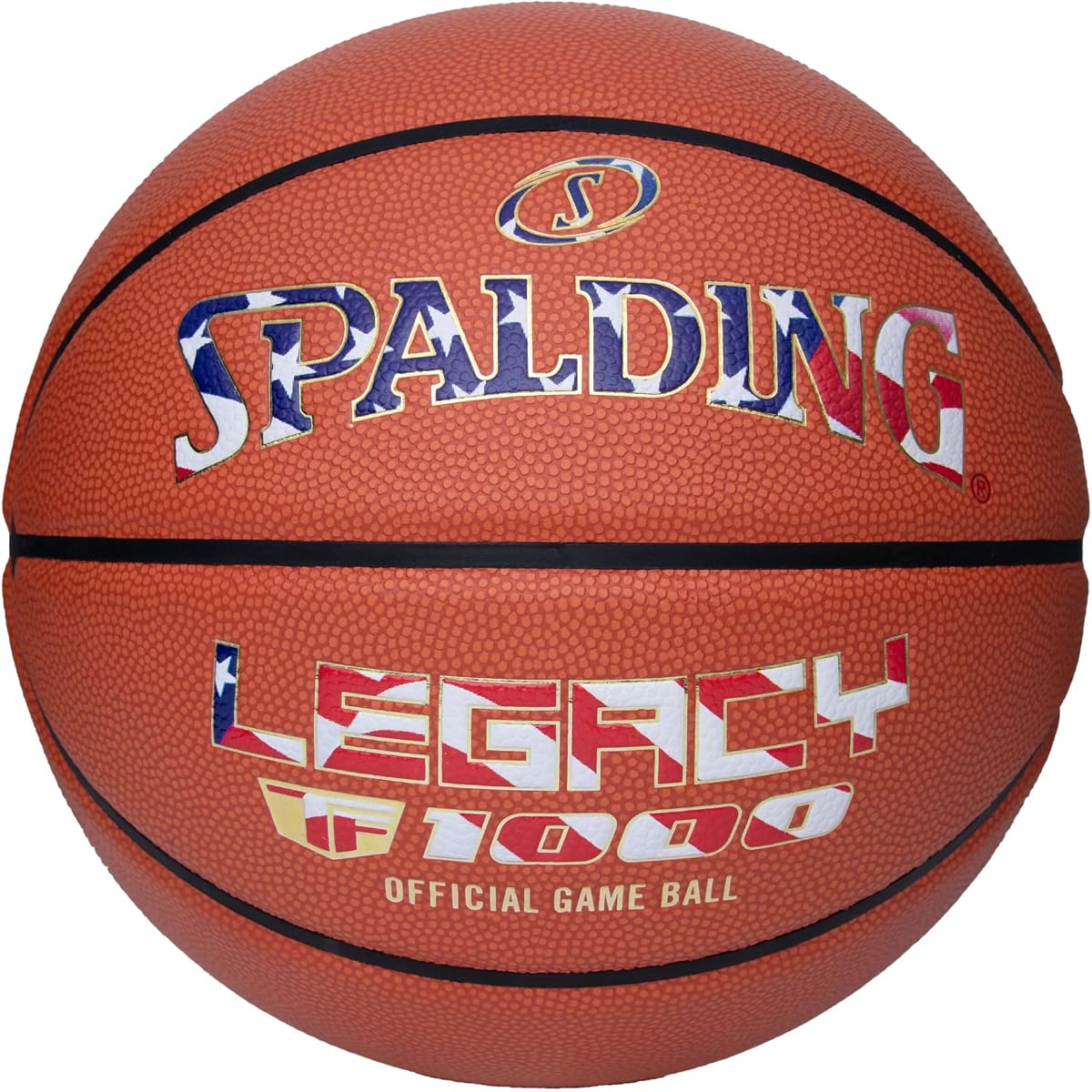 Balón de juego oficial Spalding Legacy TF-1000, baloncesto de interior, tamaños 6 y 7