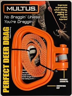 MULTUS Perfect Deer Drag Rope - Unique Hunting Gifts for Men - Essential Hunting Gear and Accessories - Deer Pull Strap