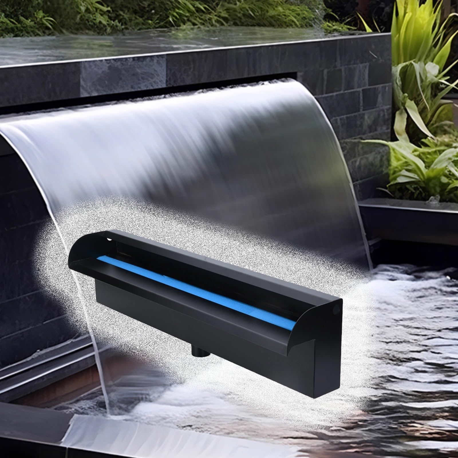 Personalizzabile SteelKit Indoor/OutdoorWater Feature per Discesa Pura Cascate Ele per Giardino Stagno e Patio Decor