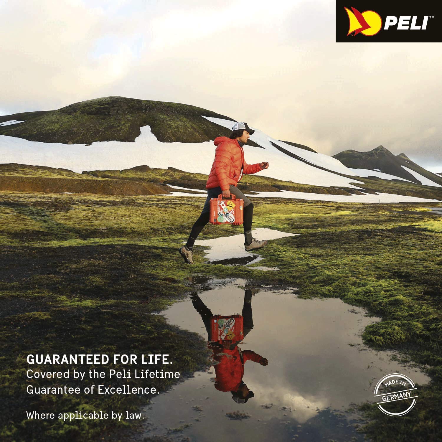 Valigia Protettiva PELI 1400 | Impermeabile IP67, 9L, Per Strumenti Fragili, Arancione - Foto 9