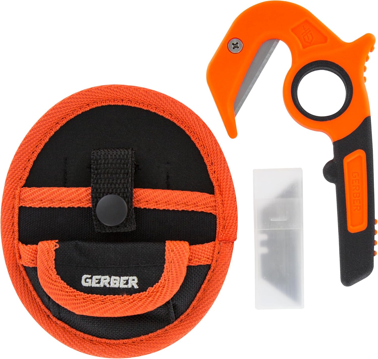 Gerber Gear Vital Zip Utility Knife, Stainless Steel Plain Edge Blade, Game Processing Skin and Gut Knife for Hunting